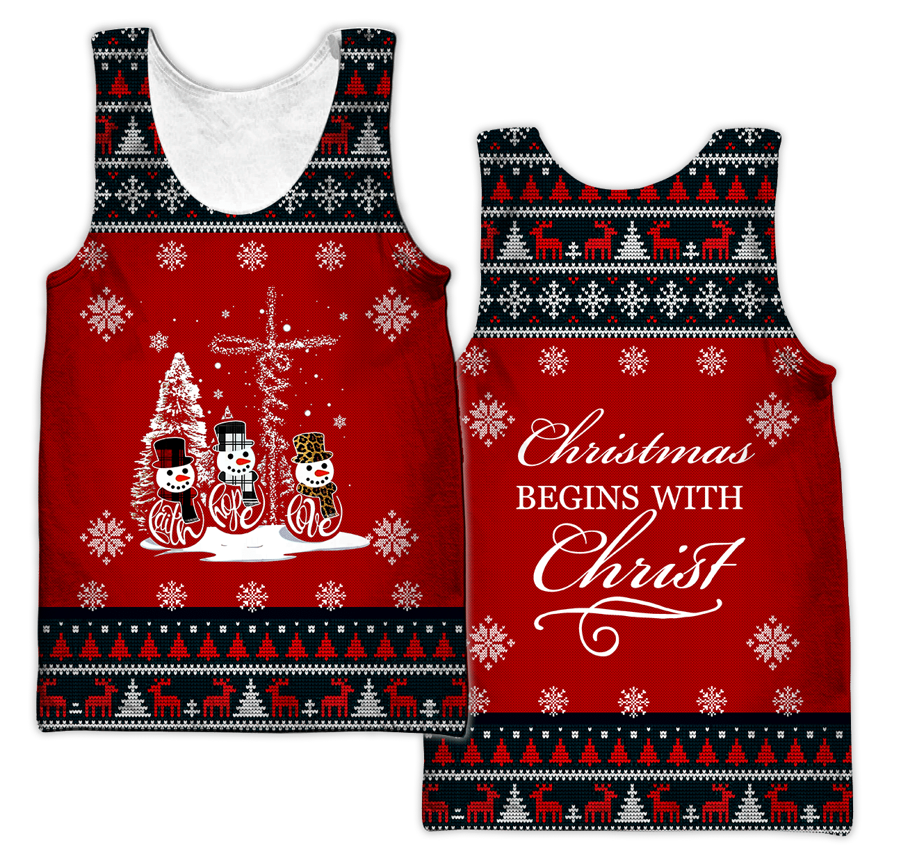 Christmas Being With Christ Jesus All Over Printed hoodie