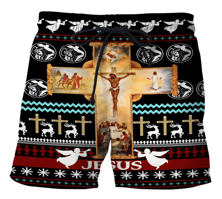 jesus life on earth jesus christmas jesus all over printed unisex Hoodie