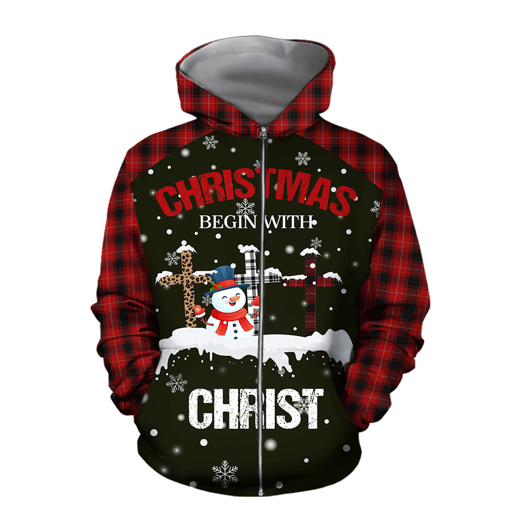 christmas begin with christ jesus christmas jesus all over printed unisex hoodie