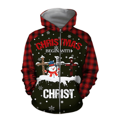 christmas begin with christ jesus christmas jesus all over printed unisex hoodie