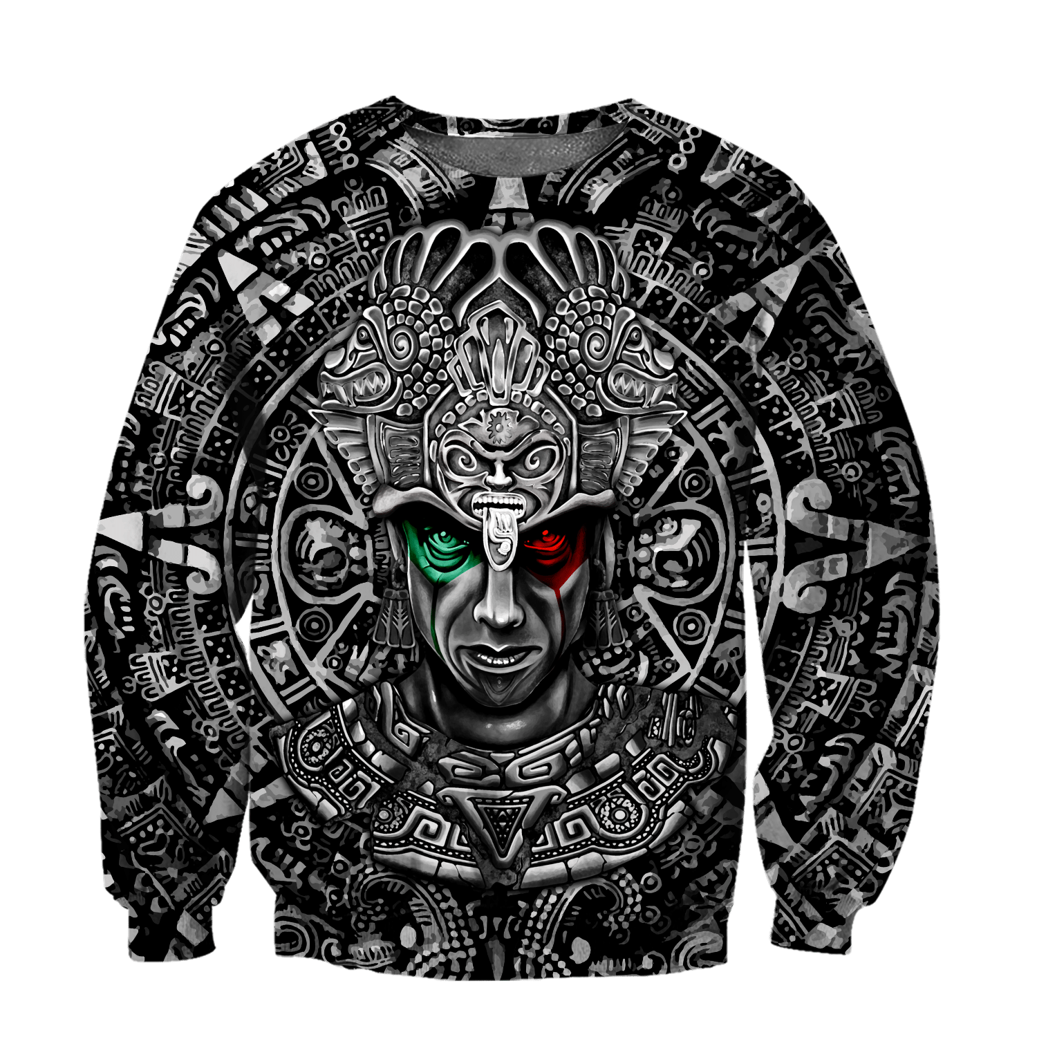 Aztec Warrior All Over Printed Shirts For Men And Women