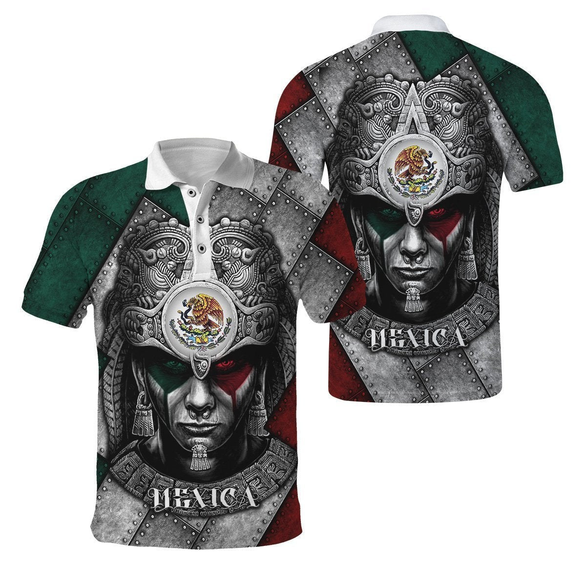 Aztec Warrior All Over Printed Shirts For Men And Women