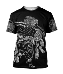 American Indian WarriorMonday Men 3D All Over Printed Shirts