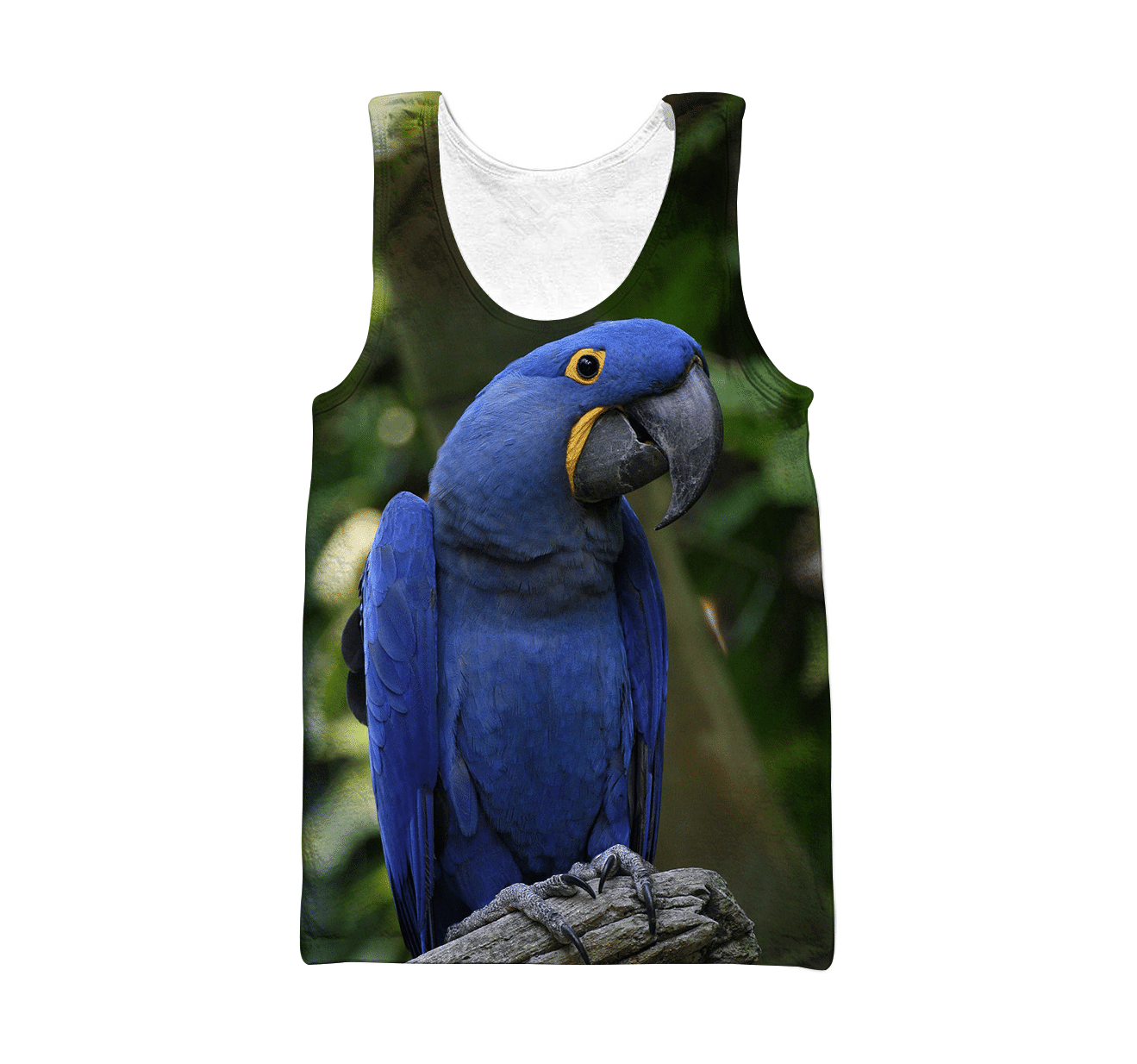 3D All Over Print Blue Macaw Parrot Hoodie