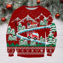 3D All Over Printed Firefighter Sweater - Amaze Style�?�