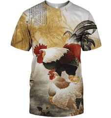 3D All Over Print Chicken Family Shirt - Amaze Style�?�-Apparel