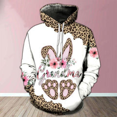 Grandma Bunny Leopard 3D All Over Printed Unisex Shirts - Amaze Style�?�