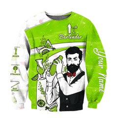 3D All Over Printed Bartender For Men Hoodie