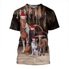 3D All Over Printed Christmas Family Farm Shirt - Amaze Style�?�