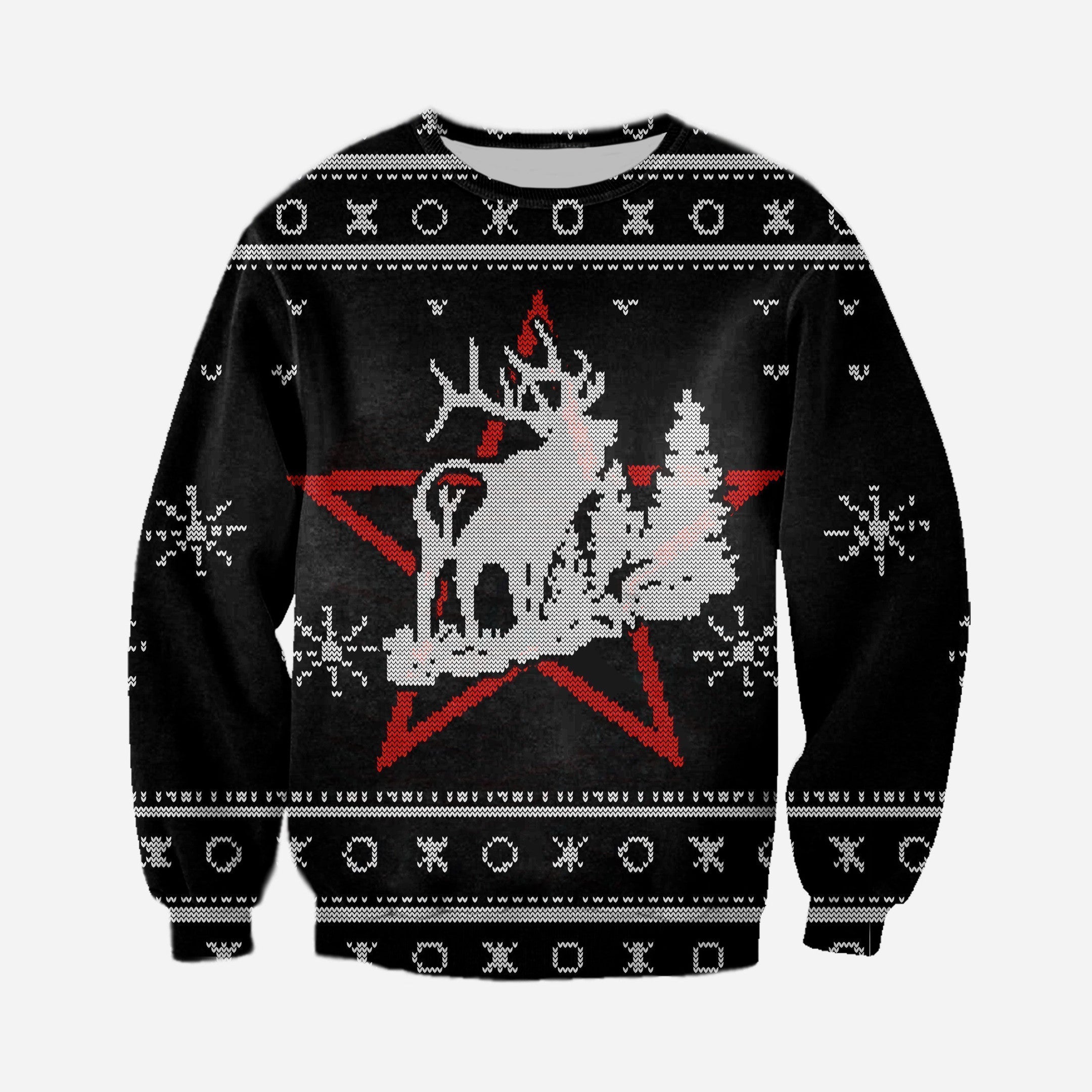 3D All Over Printed Deer Christmas Shirts