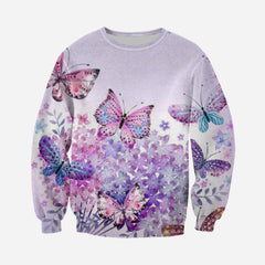 3D All Over Printed Butterflies Clothes tshirt