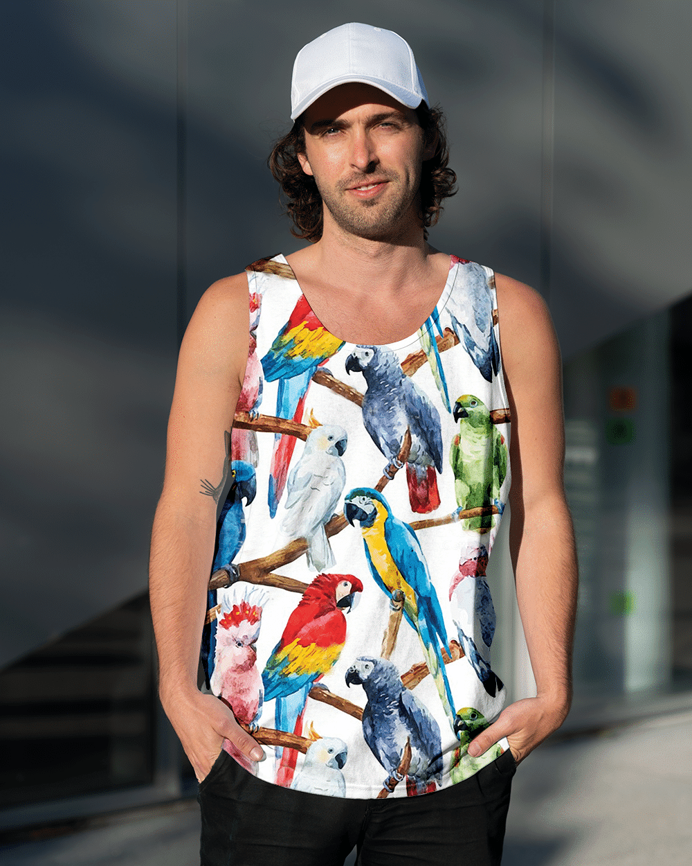 3D Aop Parrots Shirt