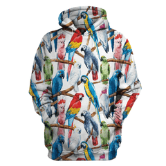 3D Aop Parrots Shirt