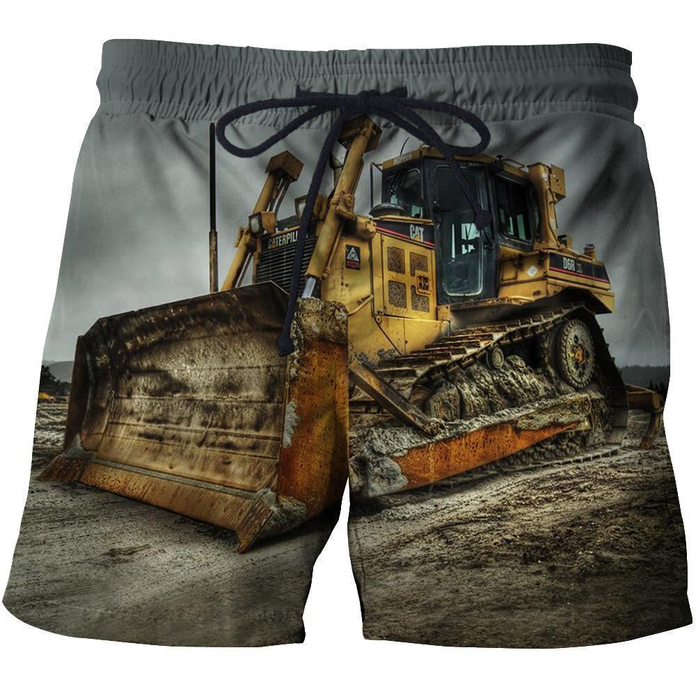 3D All Over Printed Heavy Equipment Clothes tshirt