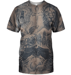 3D Aop Son Of God_Sleeve Shirt