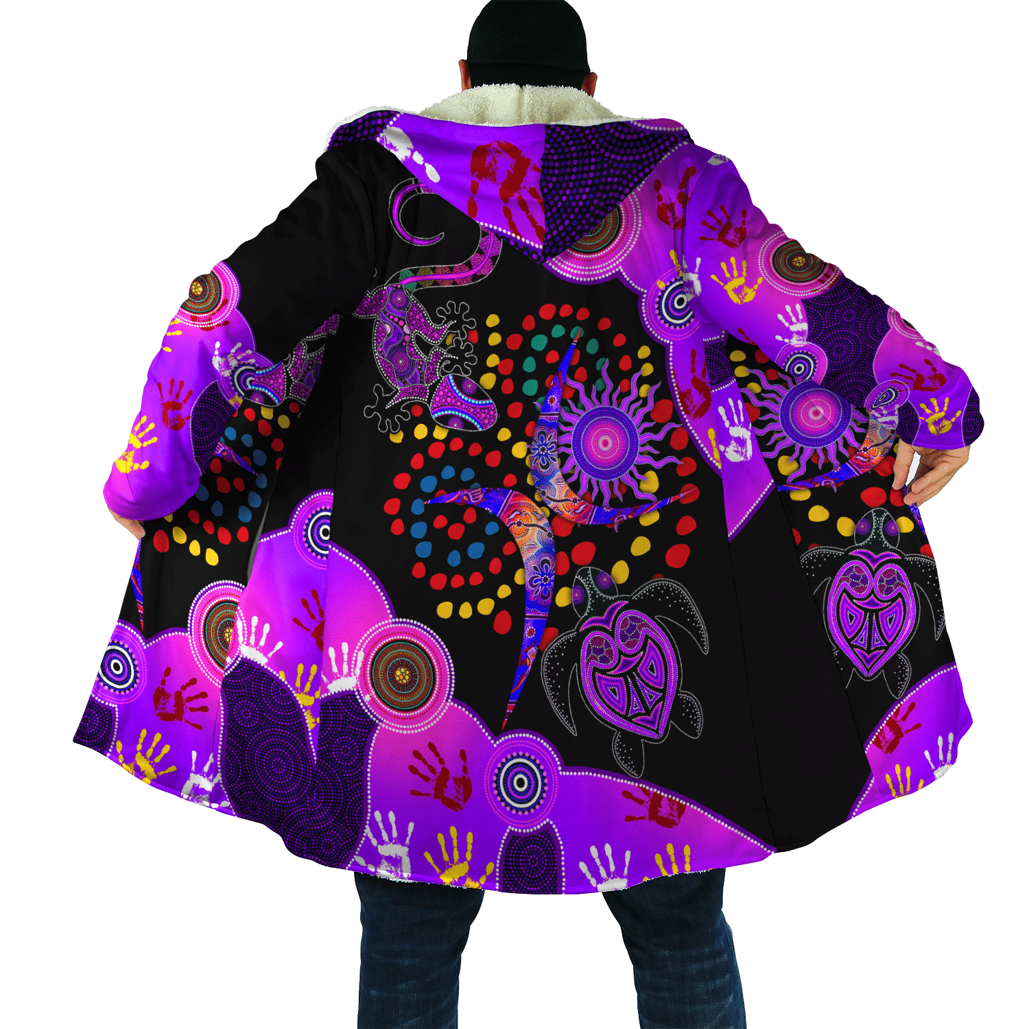 Aboriginal Naidoc Week 2021 Best Purple Turtle Lizard Cloak For Men And Women - Amaze Style�?�