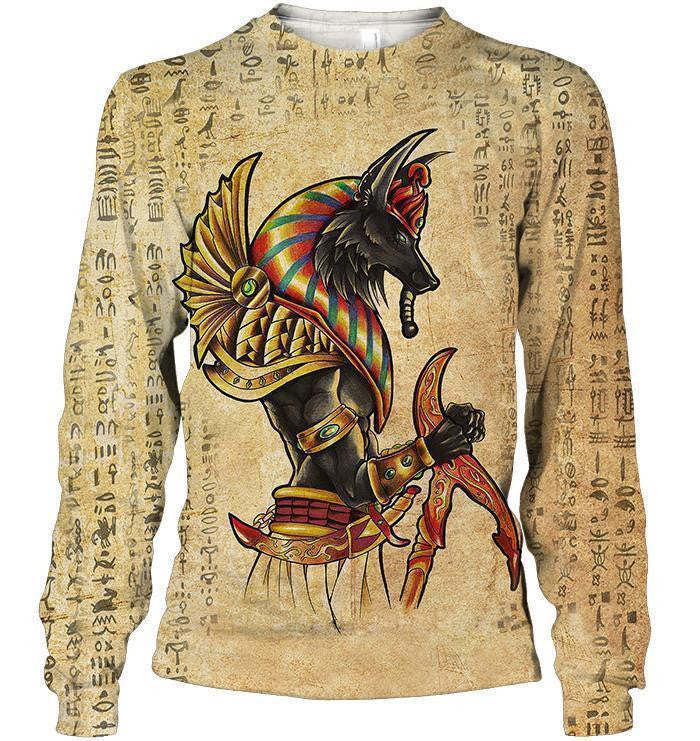 Ancient Egypt Anubis God All Over Printed hoodie For Men And Women