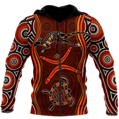 Aboriginal Naidoc Week Heal The Kangaroo And Turtle hoodie