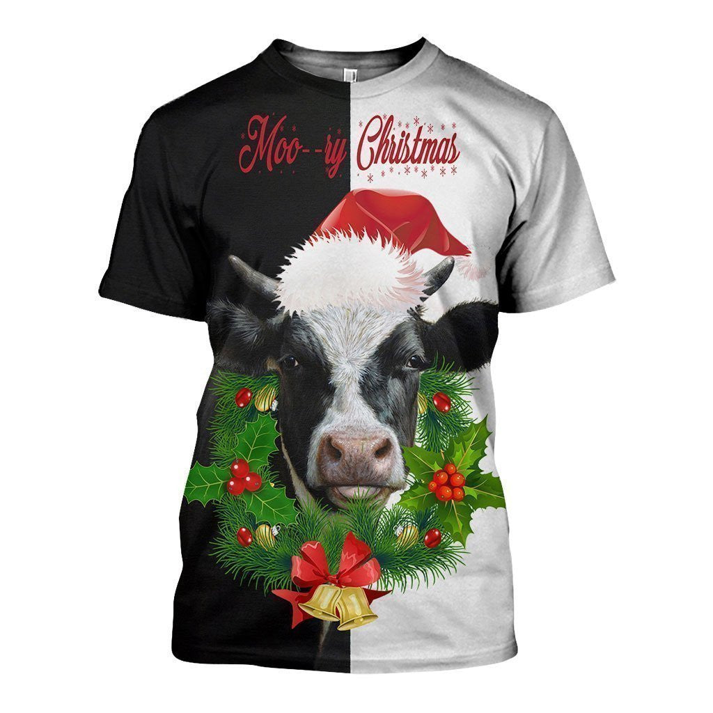 Dairy Cow Christmas Shirts