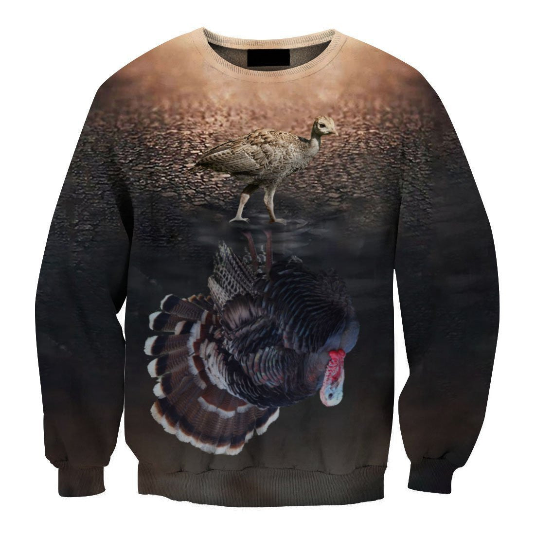 3D All Over Print Hunting Turkey Hoodie