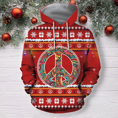 3D All Over Print christmas Hippie Hoodie - Amaze Style�?�