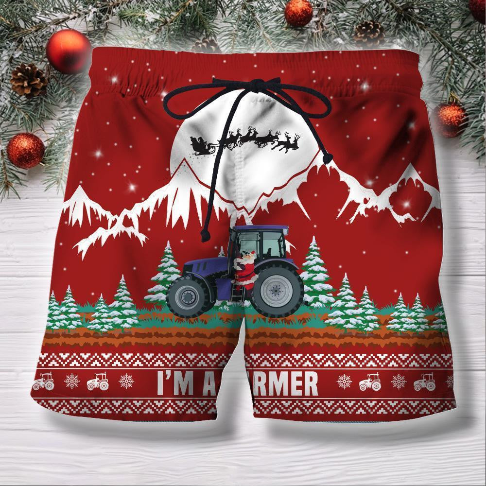 3D All Over Print Christmas Farmer Hoodie