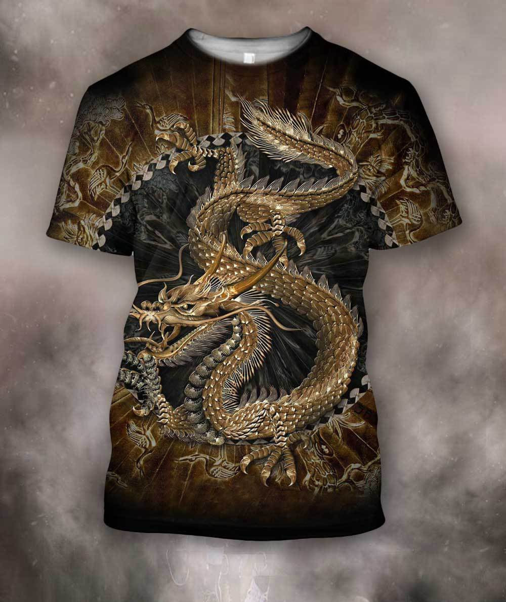 3D All Over Print Dragon In Chinese Hoodie