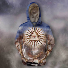 3D All Over Print Regular Masons Hoodie