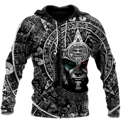 3D All Over Aztec Warrior Mexican hoodie