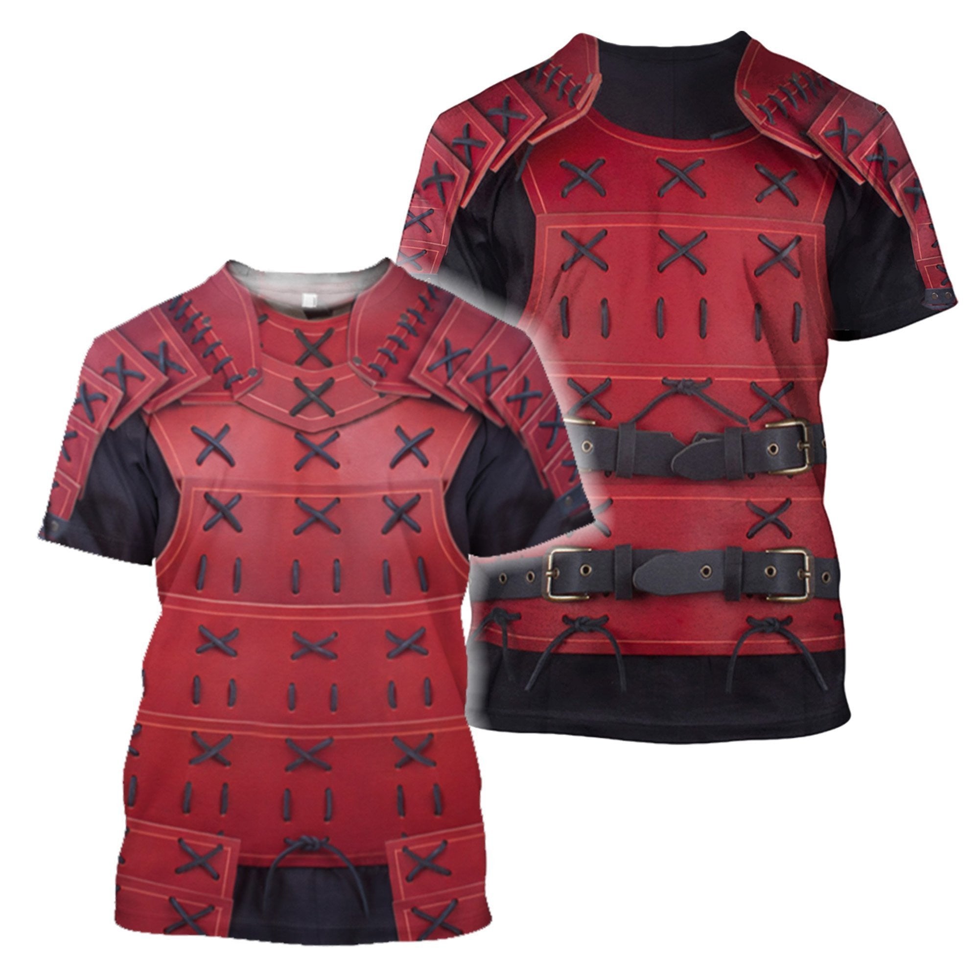 3D All Over Printed Samurai Armor For Men And Women hoodie