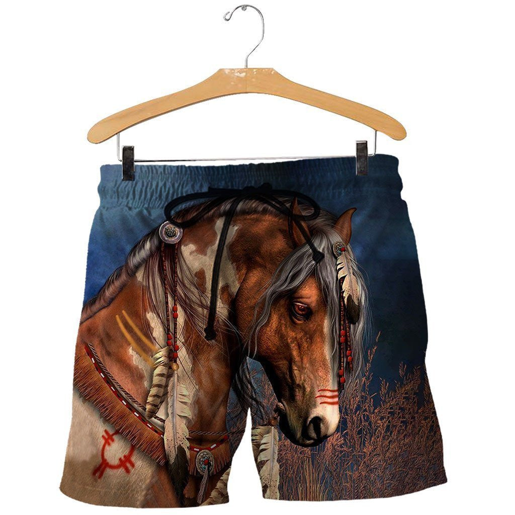 3D All Over Printed Horse Shirts And Shorts