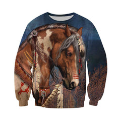 3D All Over Printed Horse Shirts And Shorts