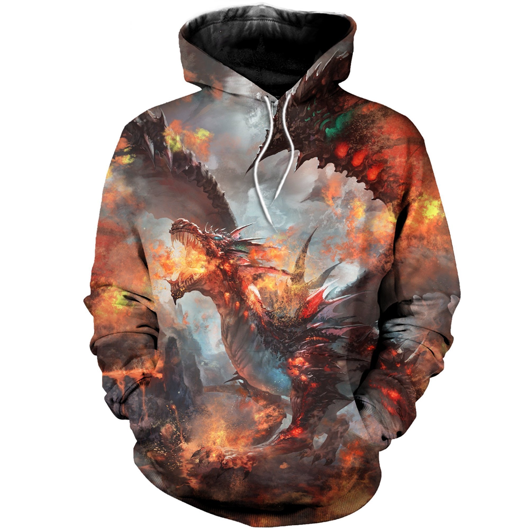 3D All Over Printed Fire Dragon Clothes - Amaze Style�?�