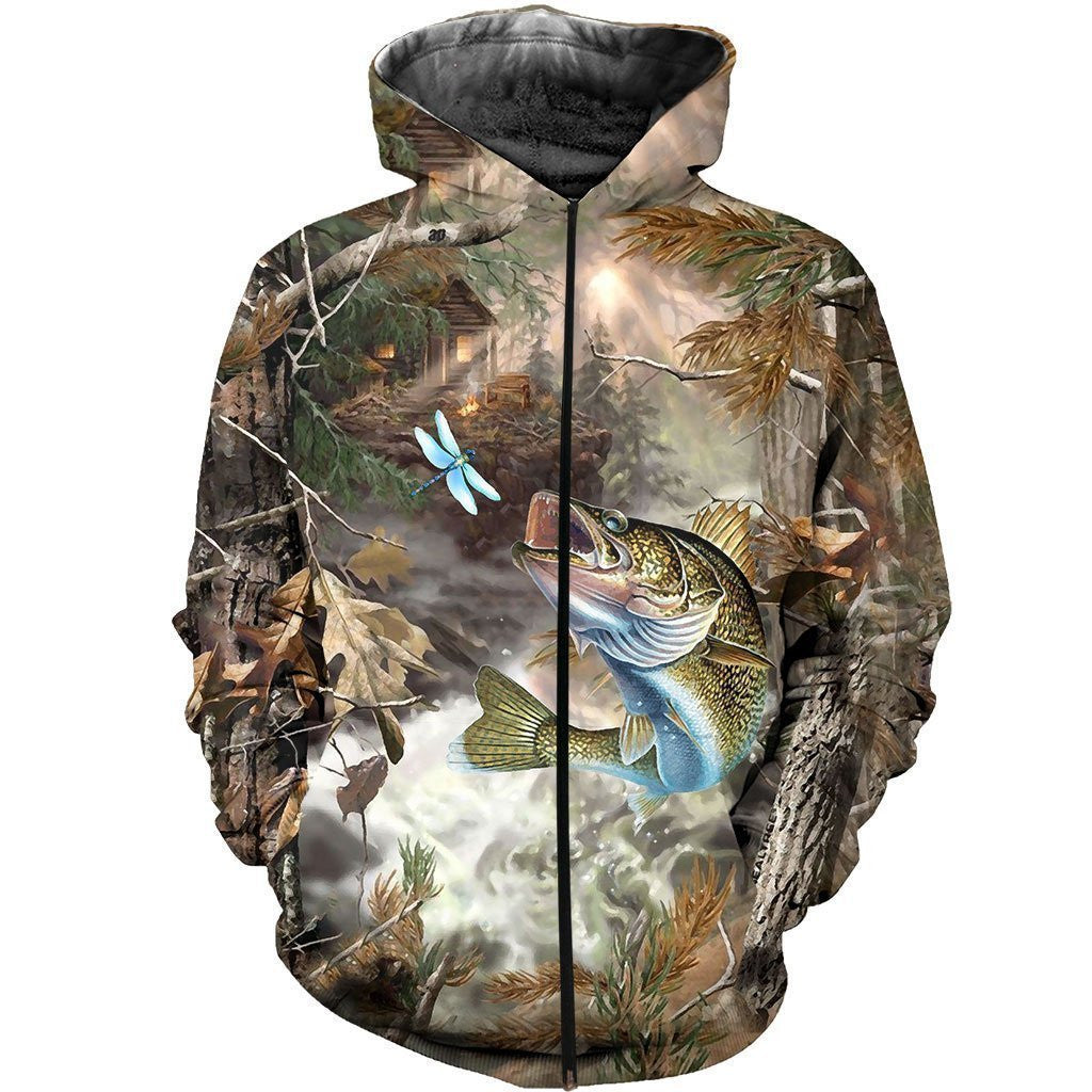 3D All Over Printed Fishing Dragonfly hoodie