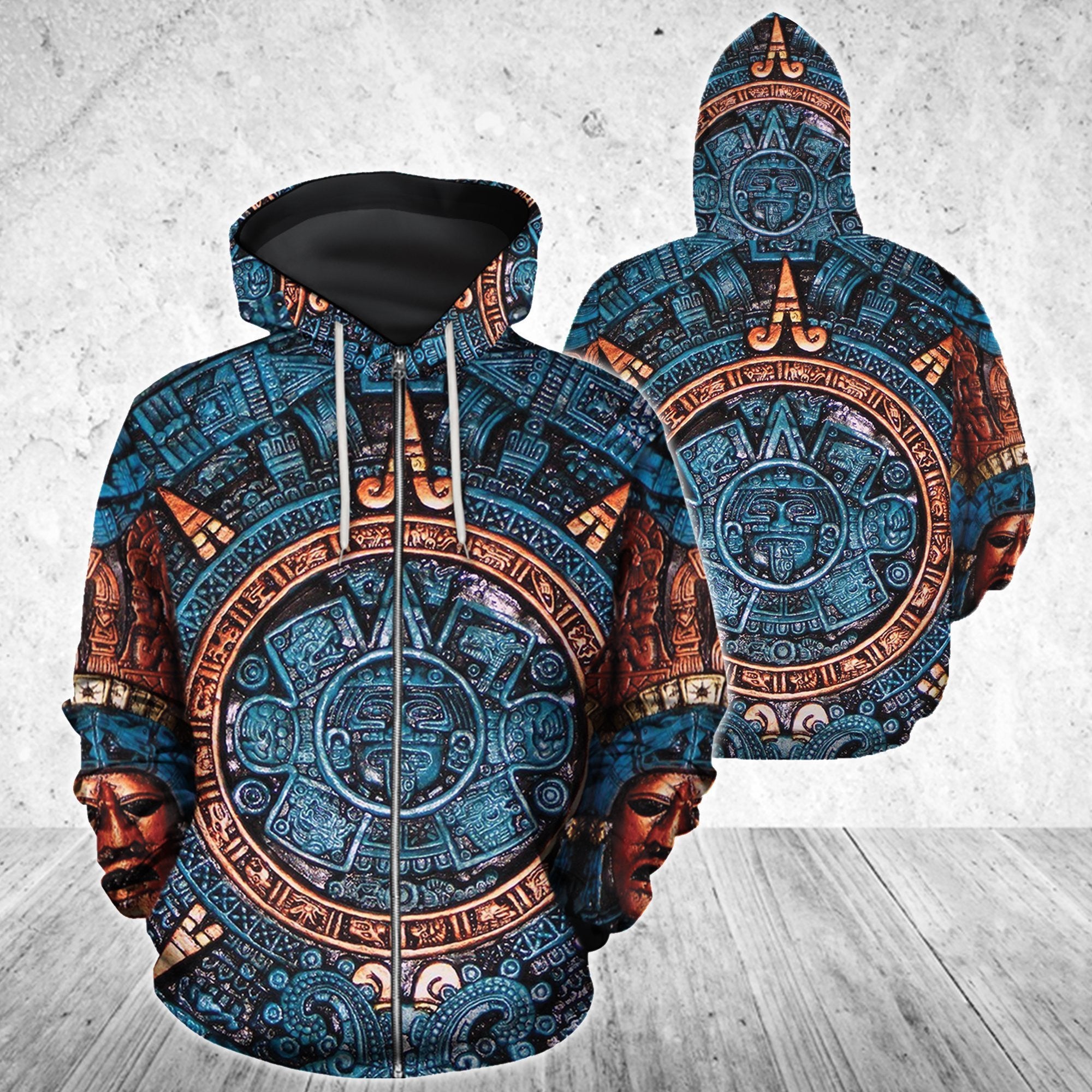 3D All Over Aztec Mexican Art Hoodie - Amaze Style�?�