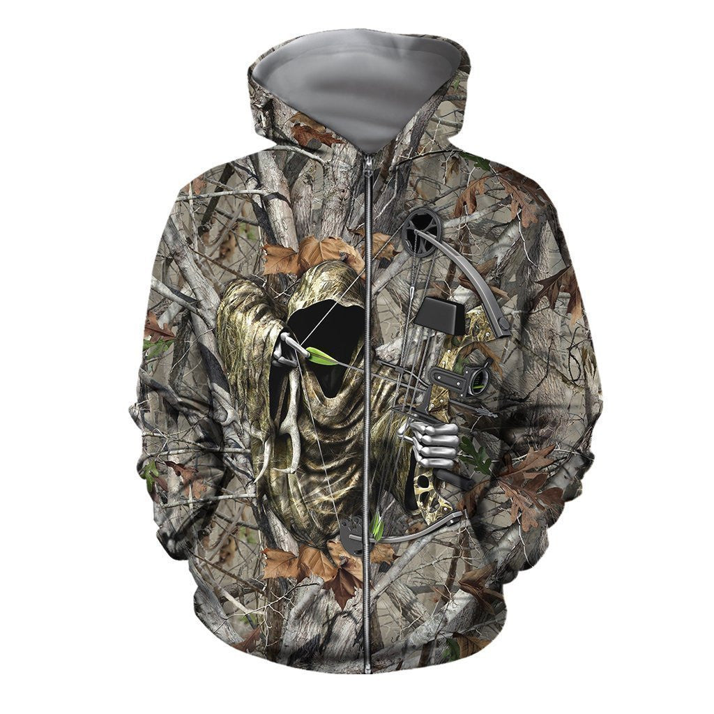 3D All Over Printed Bowhunting Camo Shirts And Shorts