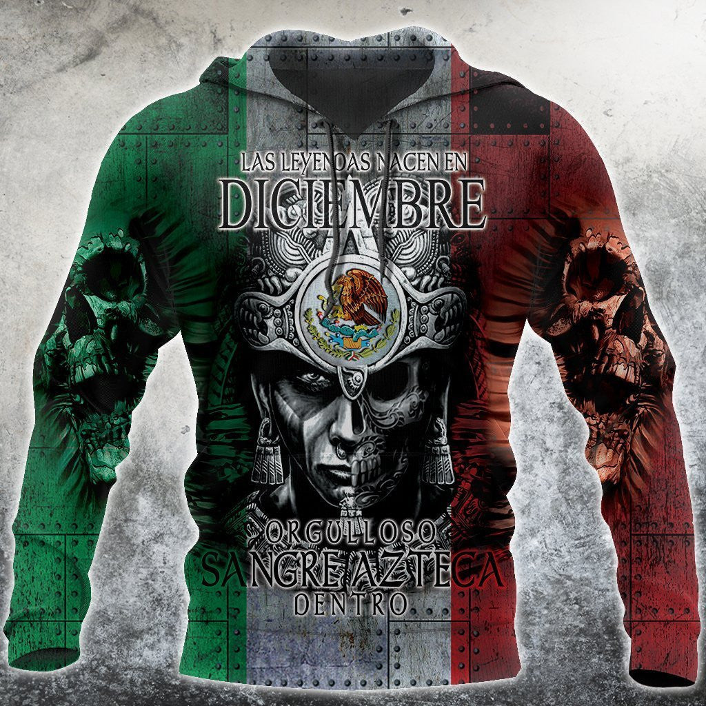 3D All Over Aztec Warrior Mexican 2 Hoodie