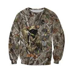 3D All Over Printed Bowhunting Camo Shirts And Shorts