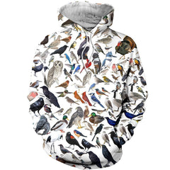 3D All Over Printed Birds Clothes tshirt