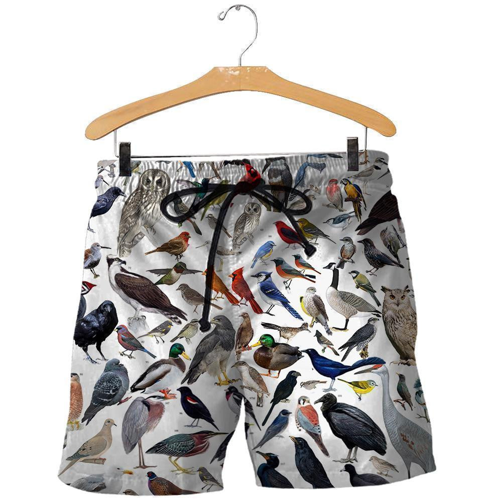 3D All Over Printed Birds Clothes tshirt