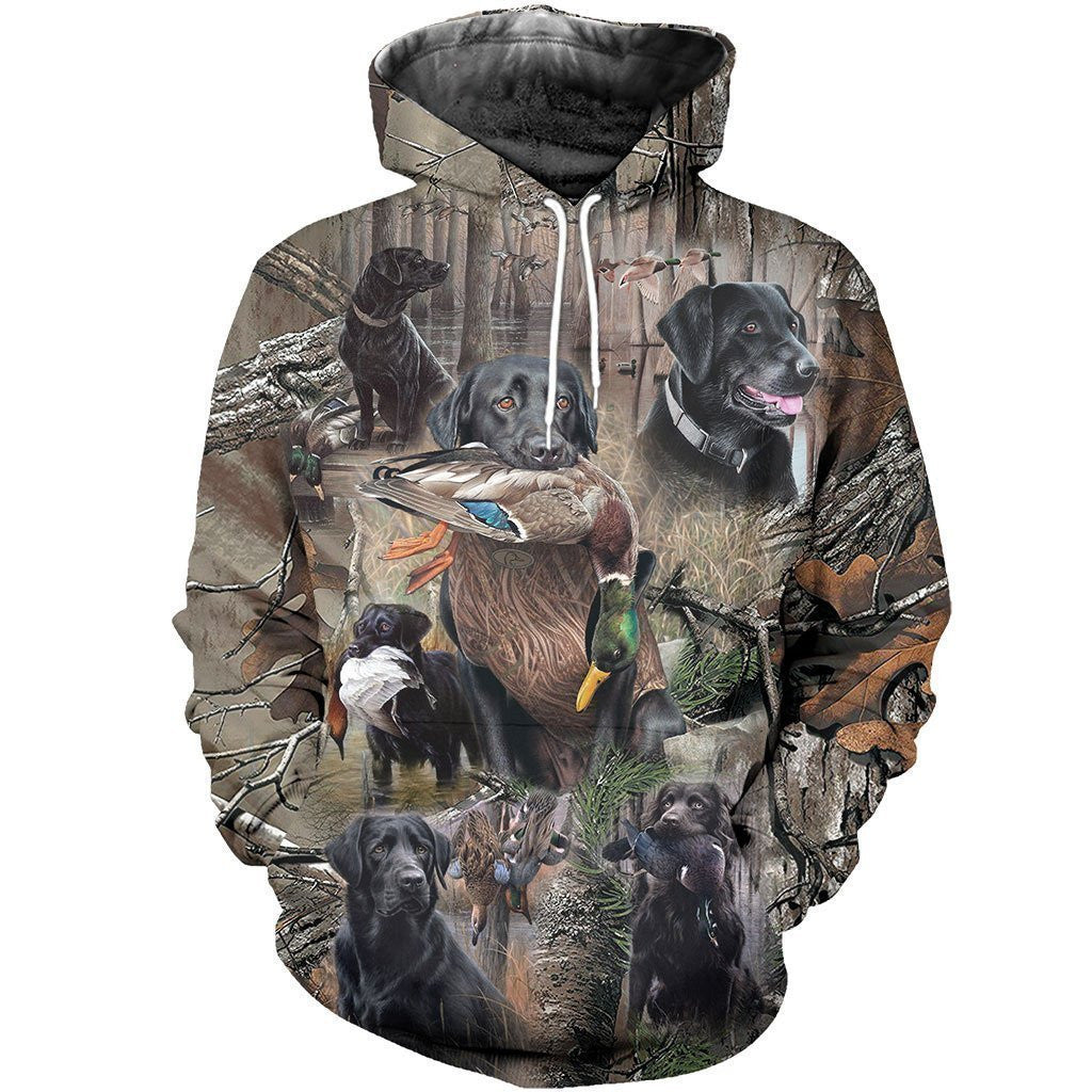 3D All Over Printed Labrador Retriever Hunting Dog Camo Art - Amaze Style�?�