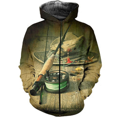 3D All Over Printed Fishing Equipment Shirts