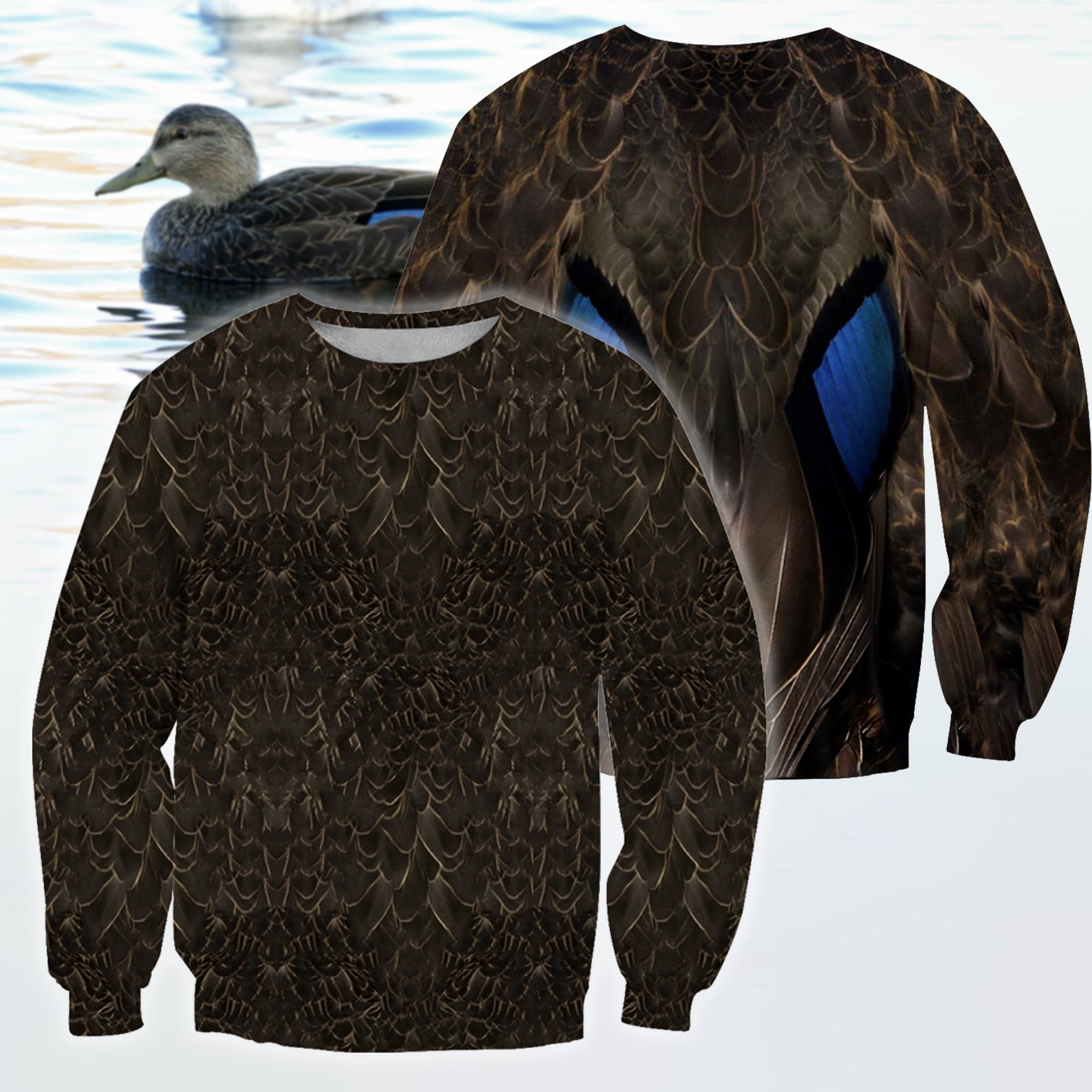 Female Mallard Duck Cover Hoodie 3D All Over Printed