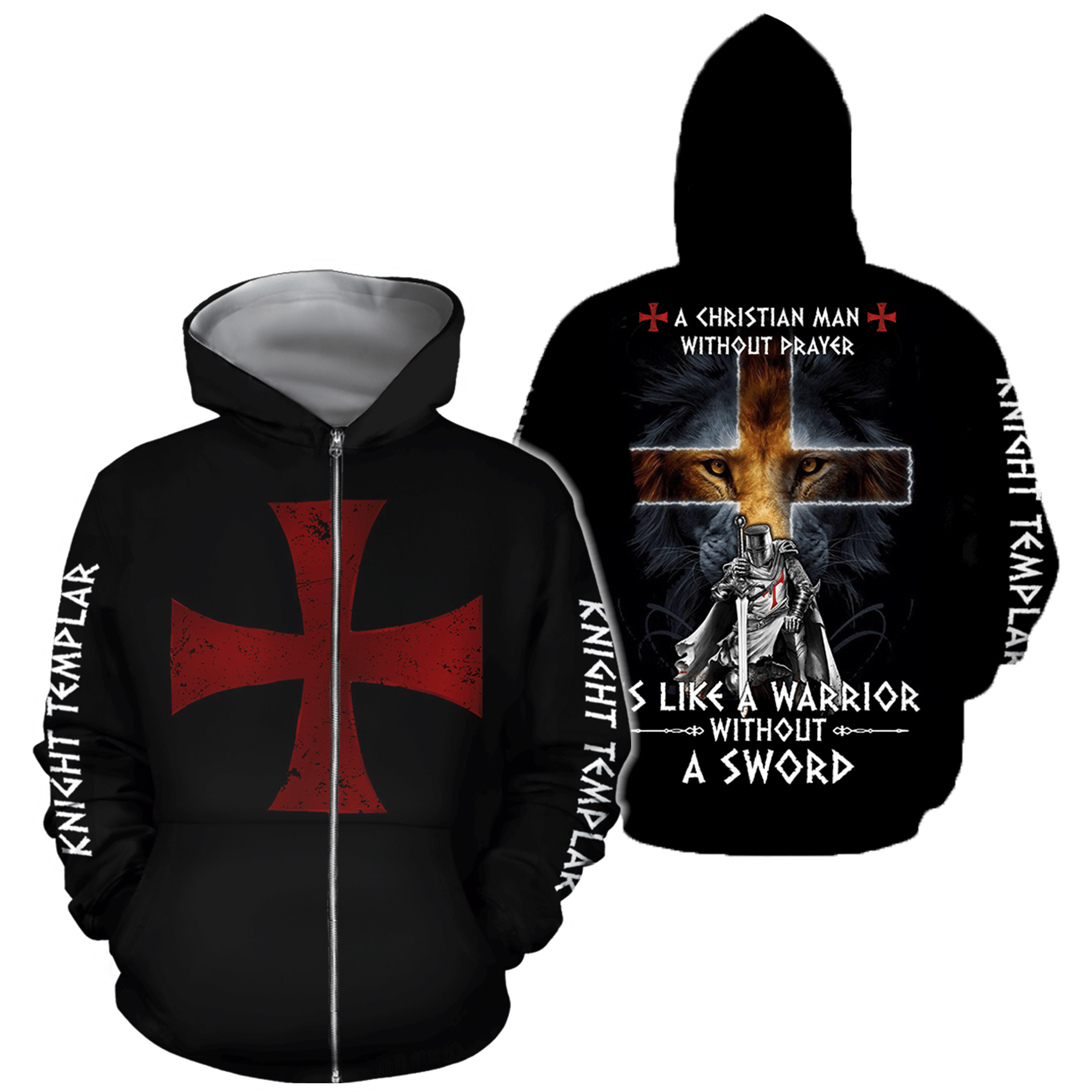 A Christian Man Shirts Hoodie 3D All Over Printed