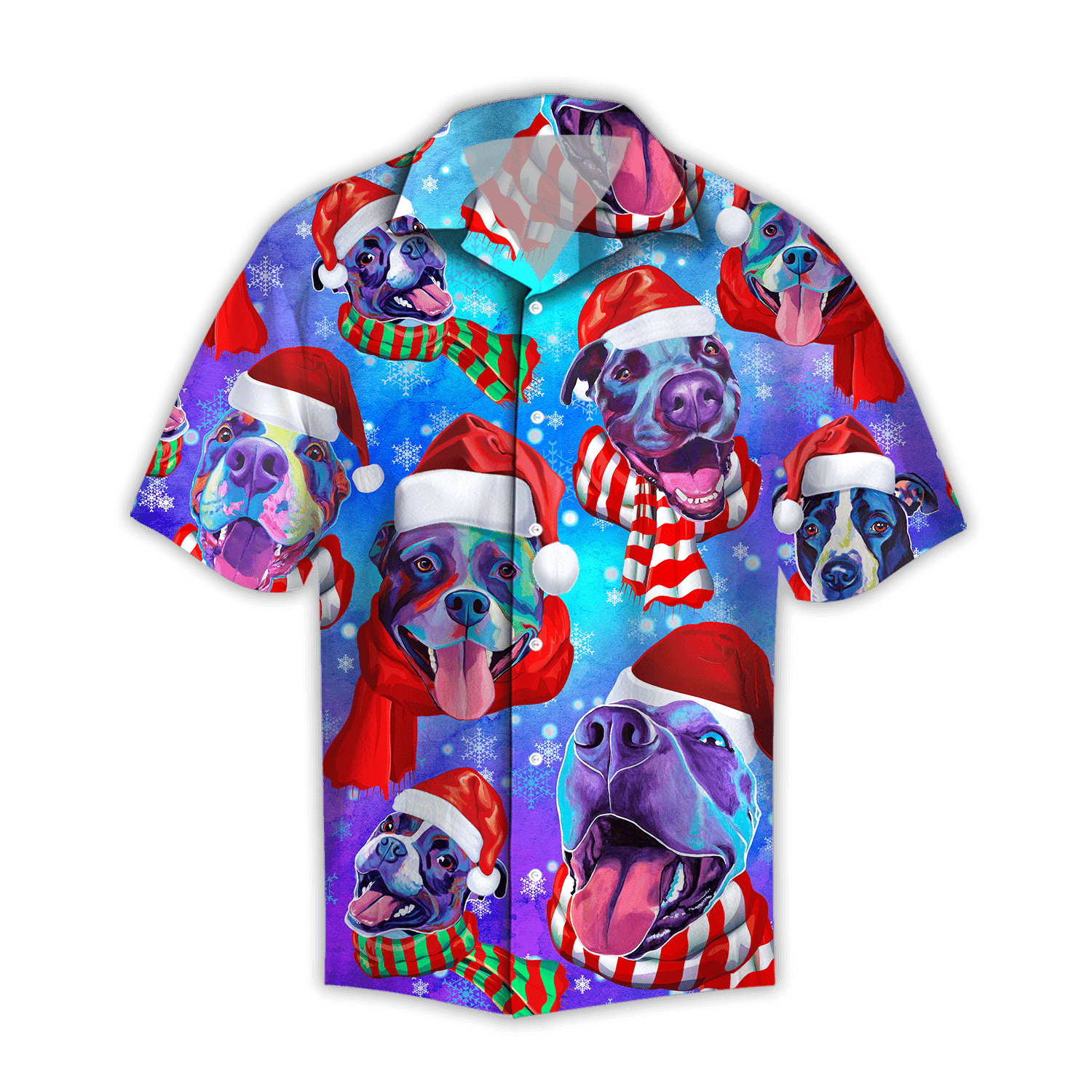 Pit Bull Xmas Unisex Hawaii Shirts TR1710204 - Amaze Style�?�-Apparel