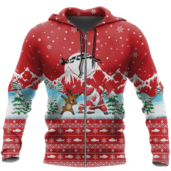 Hc Christmas Santa Fishing YoloRed Hoodie