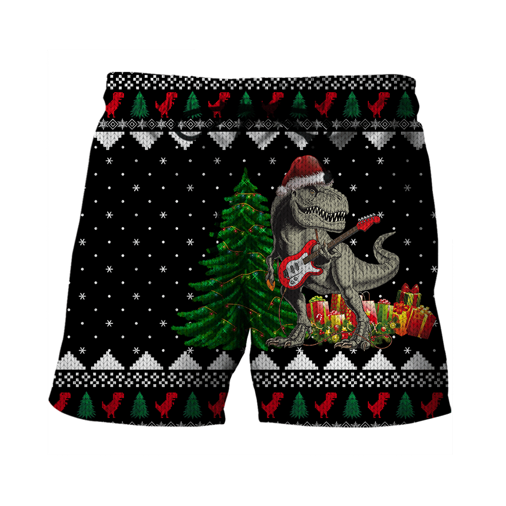 Dinosaur Christmas 3D All Over Printed Shirts Hoodie