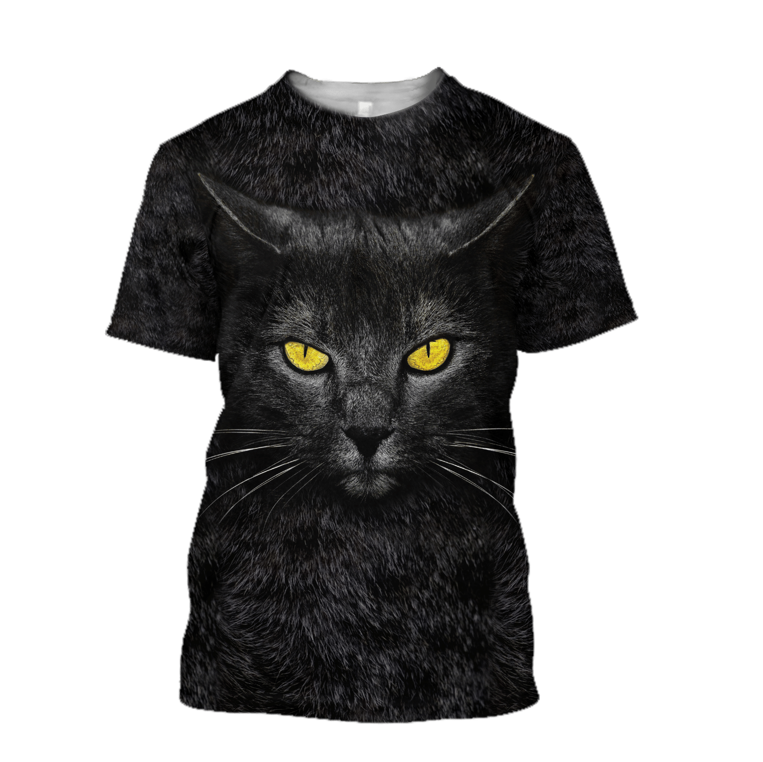 Black Cat Face Hair Premium Hoodie Sweatshirt Cover