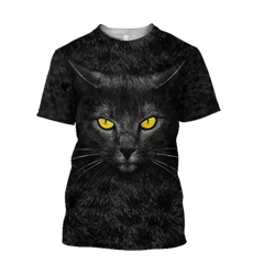 Black Cat Face Hair Premium Hoodie Sweatshirt Cover