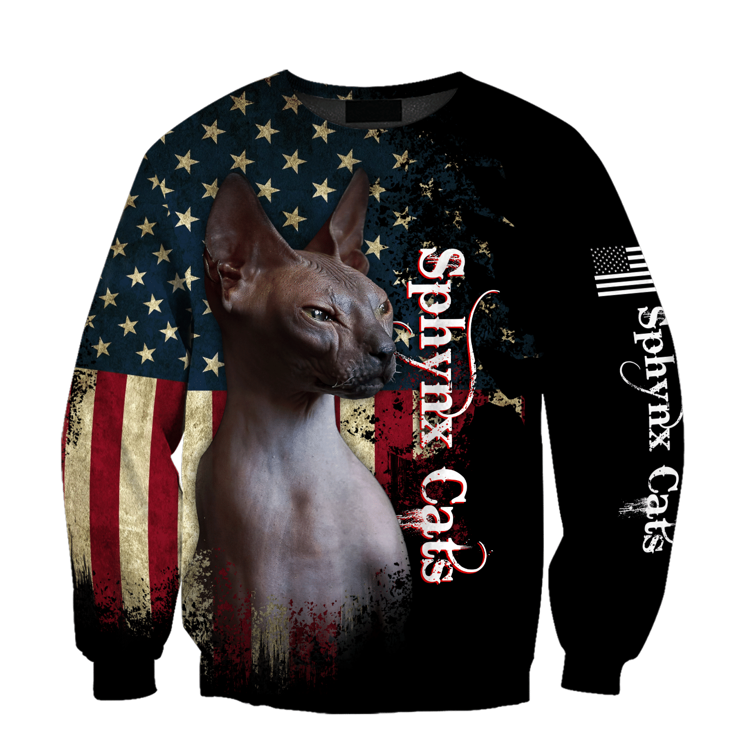 American Sphynx Cat 3D Printed Shirts For Men And Women Hoodie